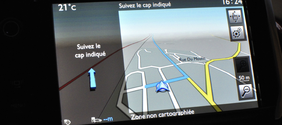 logiciel de guidage GPS