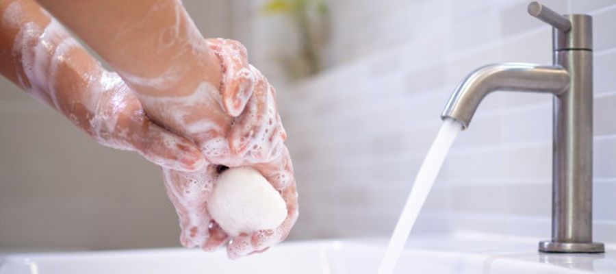 Lavage fréquent des mains